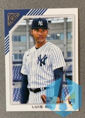 2022 Topps Gallery #70 Luis Gil RC Rookie Yankees